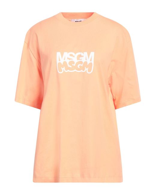 Camiseta MSGM de color Orange