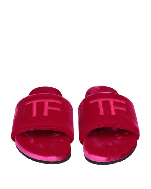 Tom Ford Red Sandals