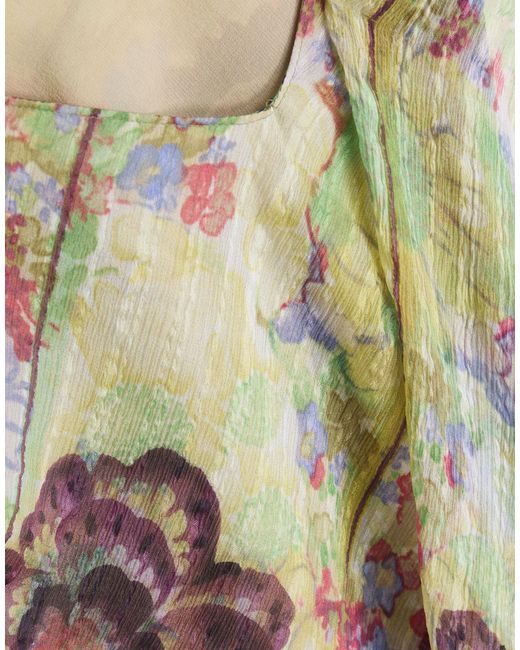 Etro Green Top Silk