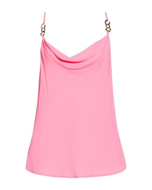 SIMONA CORSELLINI Pink Top Acetate, Silk