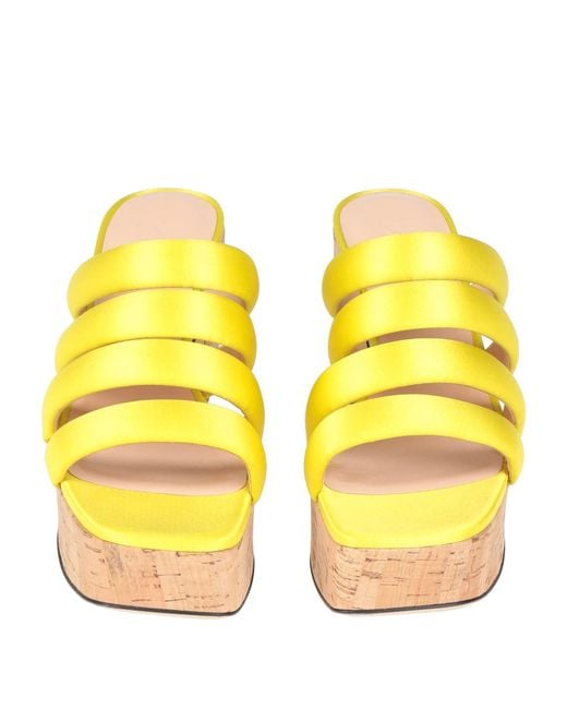 Sergio Rossi Yellow Sandals