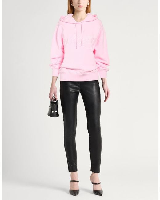 MSGM Pink Sweatshirt Cotton
