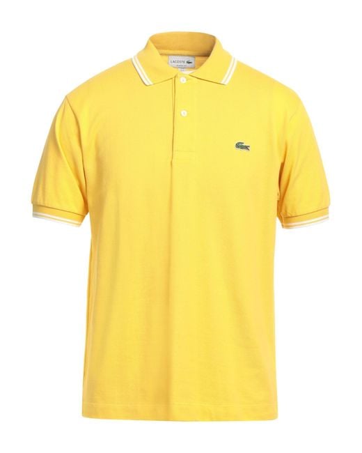 Lacoste Yellow Polo Shirt for men