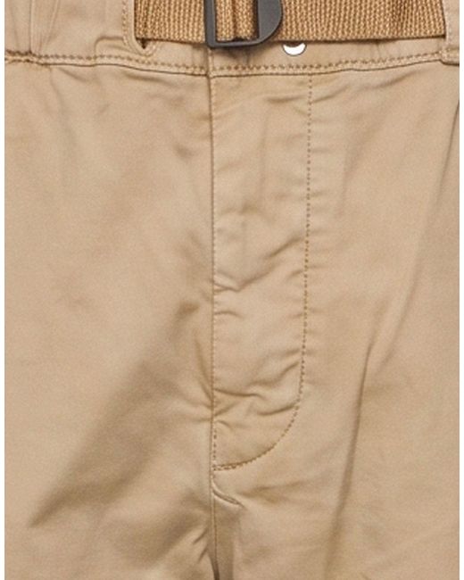 White Sand Natural Pants Cotton, Elastane for men