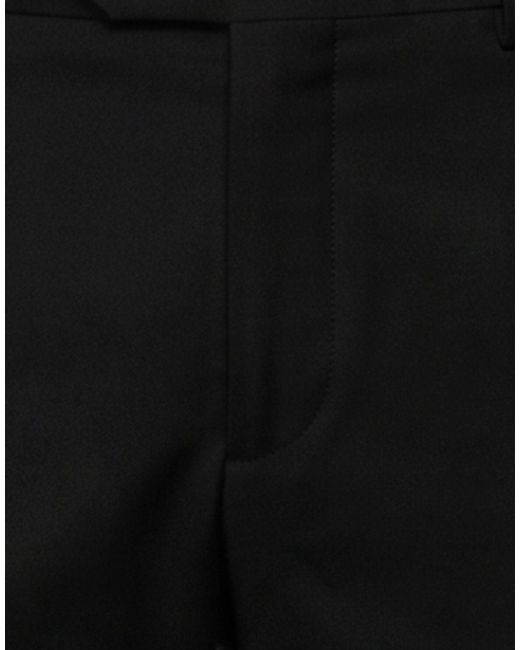 Barbati Black Pants Wool, Polyester for men