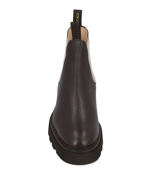 Doucal's Brown Tyler Ankle Boots Leather