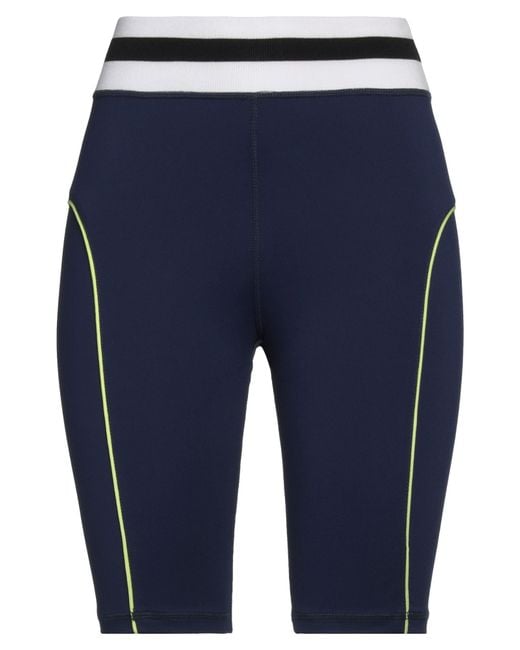MSGM Blue Shorts & Bermuda Shorts Polyamide, Elastane