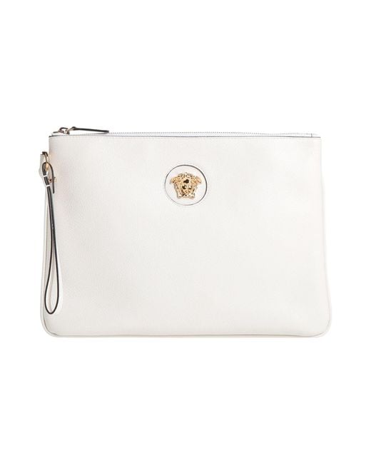 Versace White Handbag Calfskin