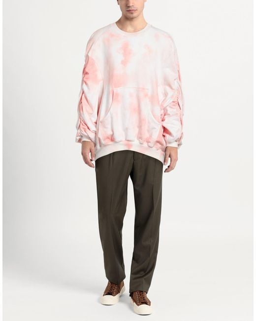 Chenpeng Pink Sweatshirt for men