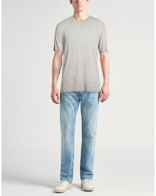 Roberto Collina Gray T-Shirts for men