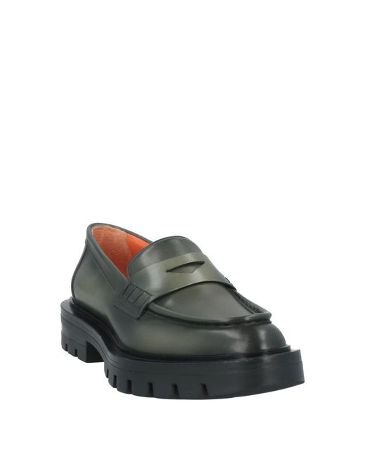 Santoni Gray Loafer