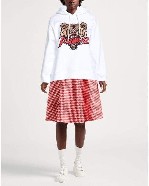 DSquared² White Hoodies