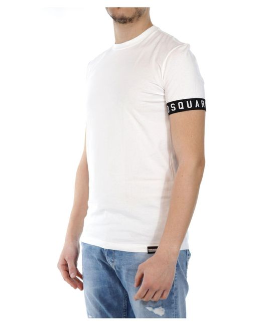 Camiseta DSquared² de hombre de color White