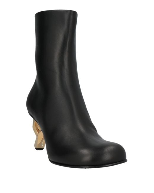J.W. Anderson Black Ankle Boots