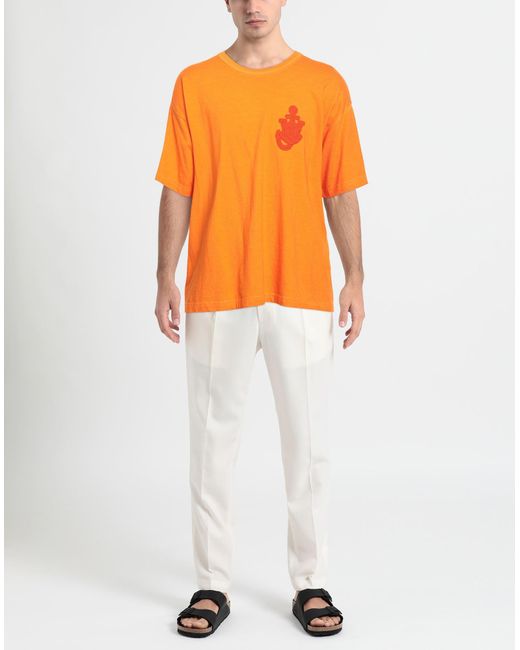 1 MONCLER JW ANDERSON Orange T-shirt for men