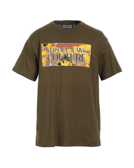 T-shirt Versace pour homme en coloris Green