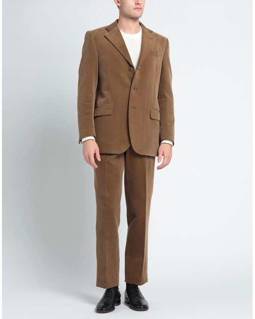 Lubiam Brown Suit for men