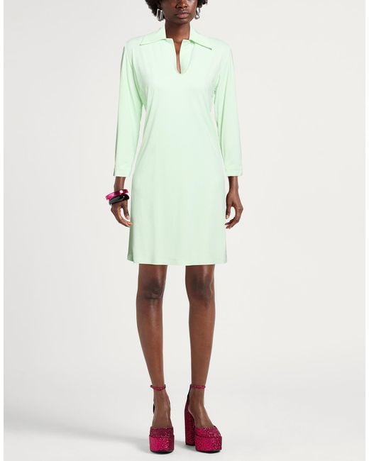 Rrd Green Mini Dress Polyamide, Elastane
