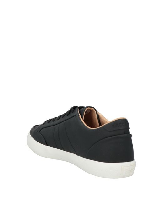 Lacoste Black Sneakers Leather for men