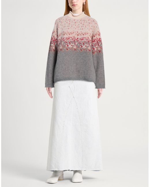 Grifoni Gray Light Turtleneck Virgin Wool