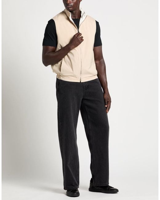 Canali White Gilet for men