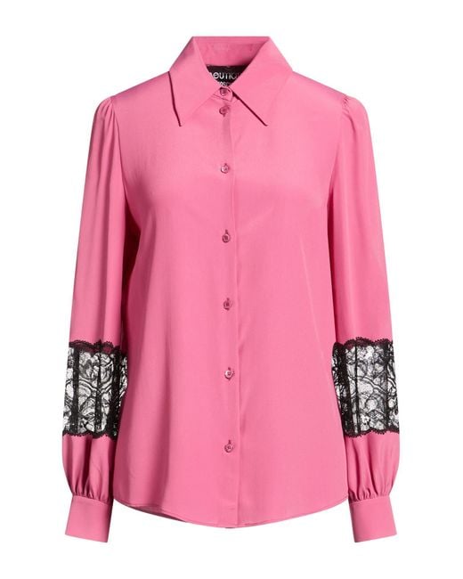 Boutique Moschino Pink Shirt Acetate, Silk