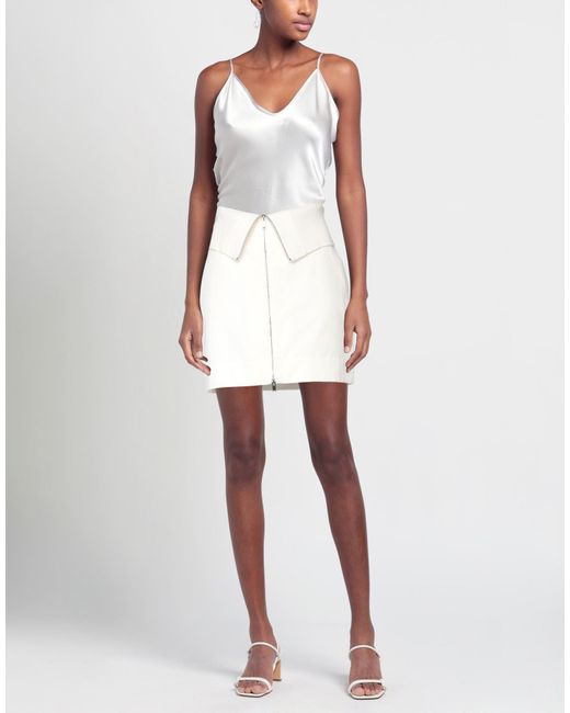 Stella McCartney White Mini Skirt