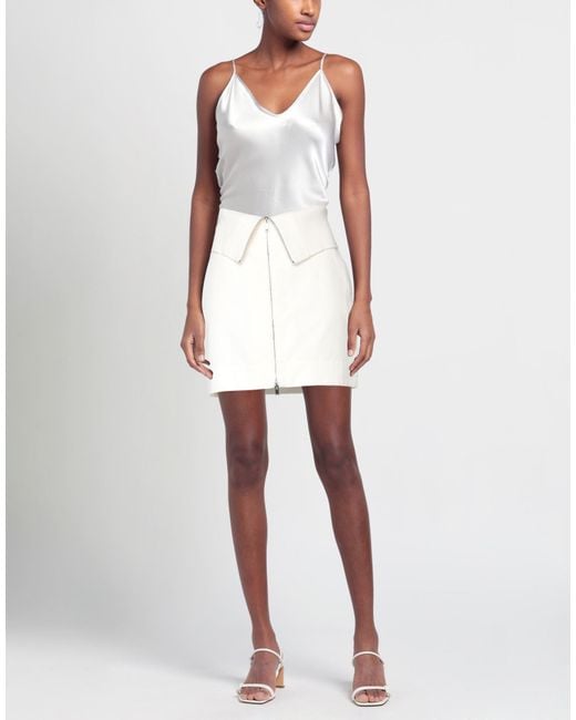 Stella McCartney White Mini Skirt