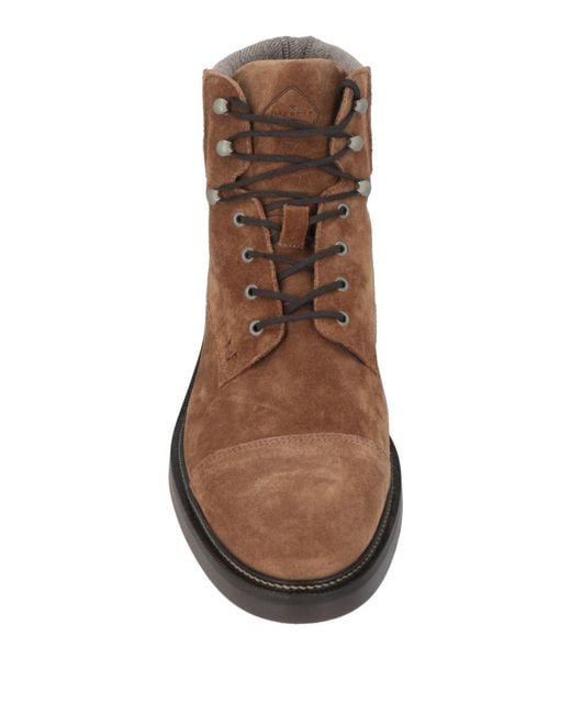 Hackett Brown Ankle Boots for men