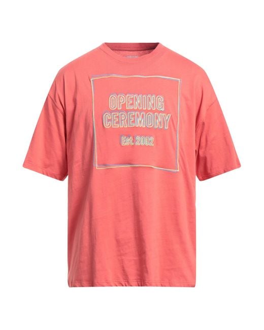 Opening Ceremony Pink T-shirt for men