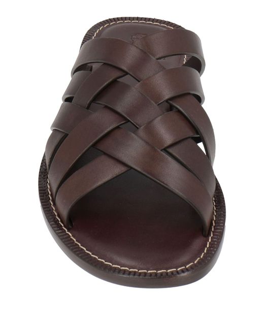 Brunello Cucinelli Brown Sandals for men