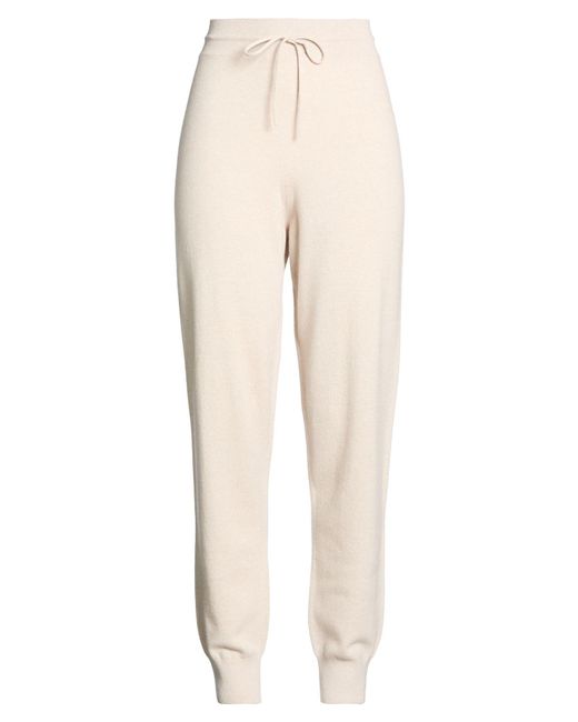 Fabiana Filippi Natural Camel Pants Virgin Wool, Silk, Cashmere