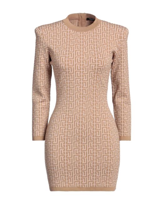 Balmain Natural Mini Dress