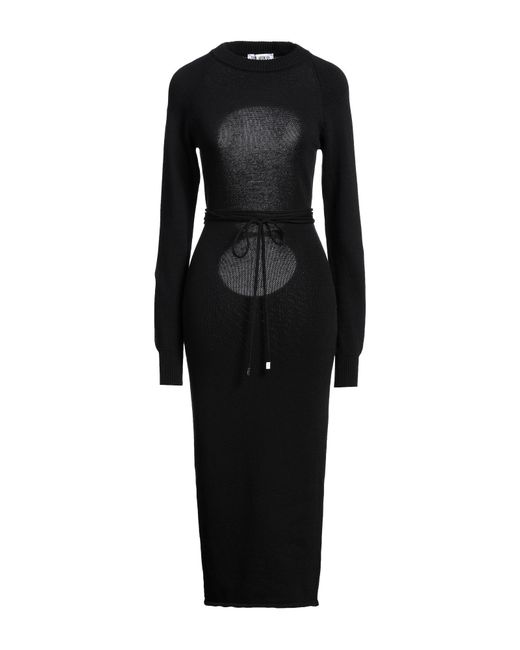 The Attico Black Maxi Dress