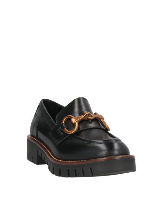 Anima Black Loafers Leather
