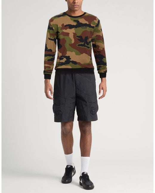 Moschino Green Military Sweatshirt Cotton, Elastane for men