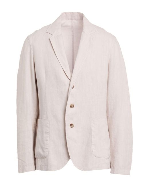 Fedeli Natural Blazer Linen for men
