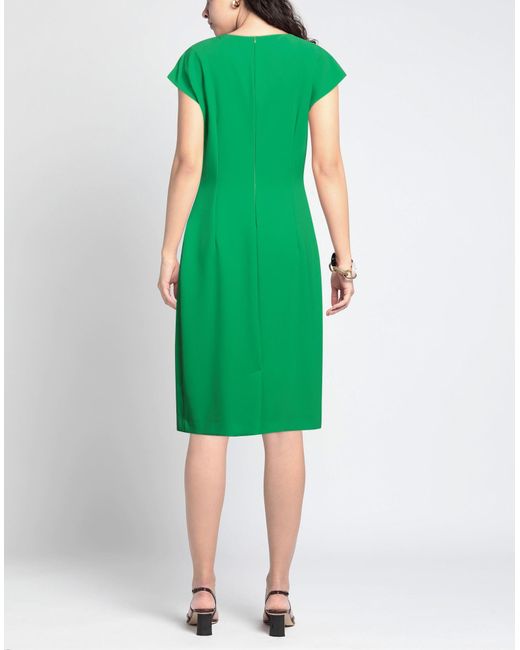 Clips Green Midi Dress