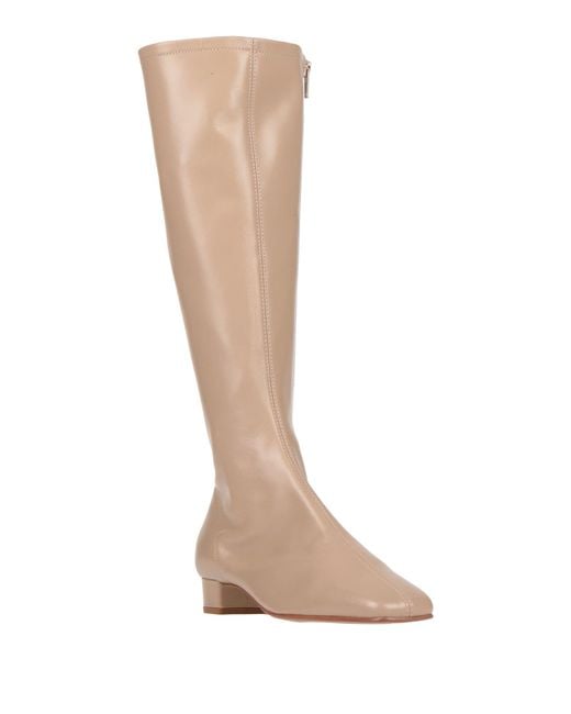 By Far White Boot Leather