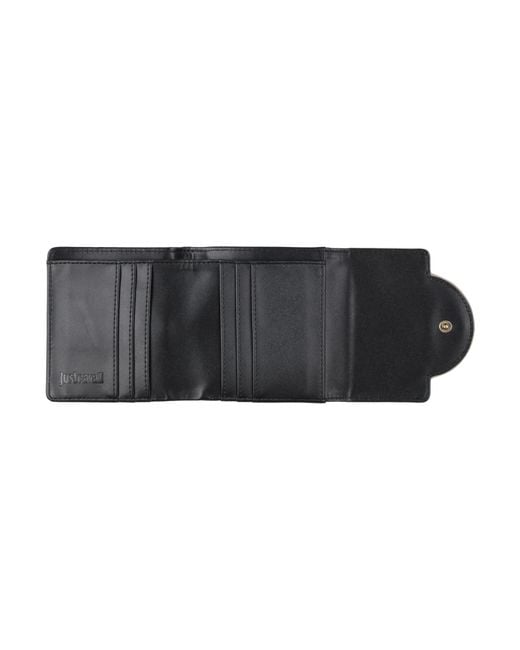 Just Cavalli Natural Wallet Polyester, Polyurethane Resin