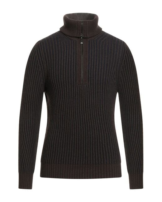 Alpha Studio Black Sweater Wool, Viscose, Polyamide, Cashmere for men