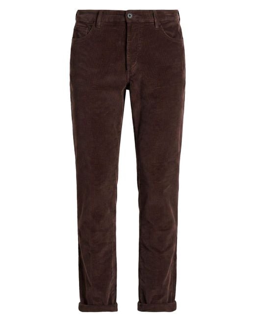 40weft Brown Chocolate Pants Cotton, Lyocell, Elastane for men