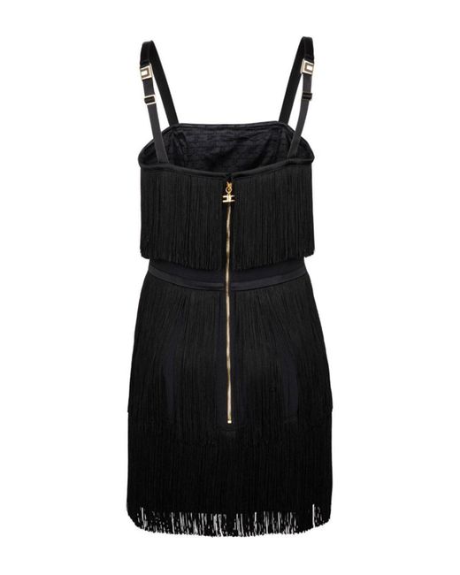 Robe courte Elisabetta Franchi en coloris Black