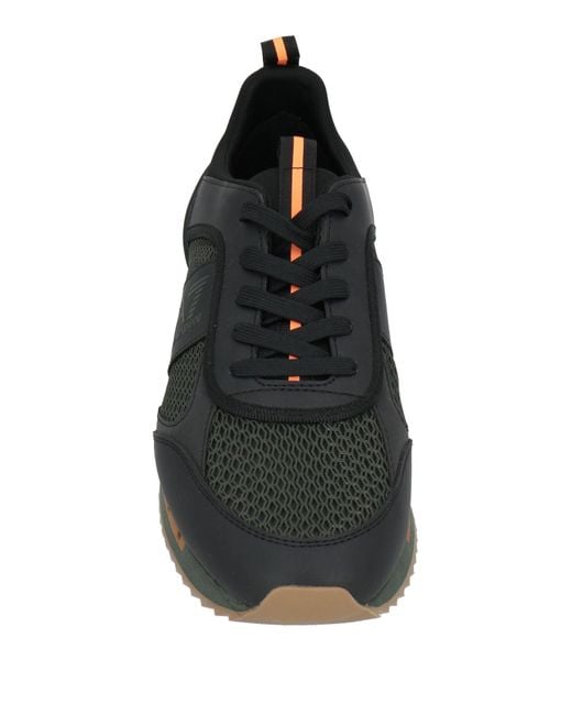 EA7 Black Trainers for men