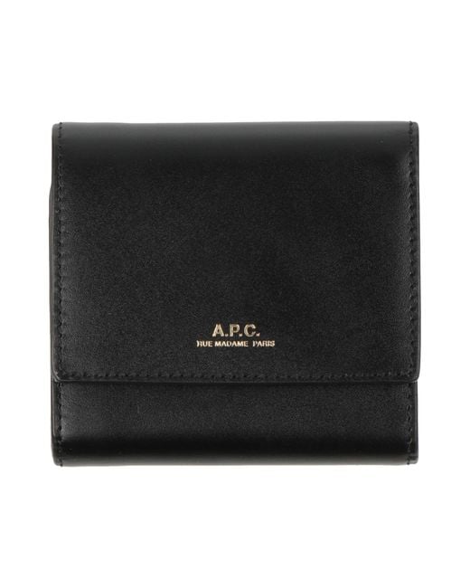 A.P.C. Black Brieftasche