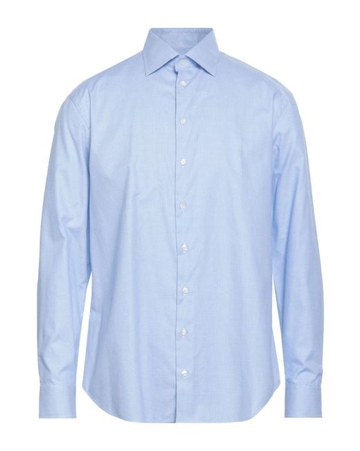 Giorgio Armani Blue Shirt for men