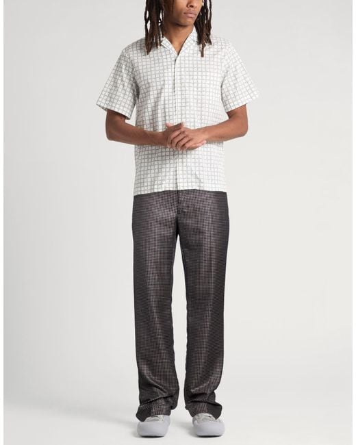 Etro Gray Midnight Pants Silk, Wool for men