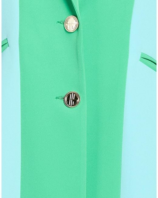 alma sanchez Green Blazer Polyester, Elastane