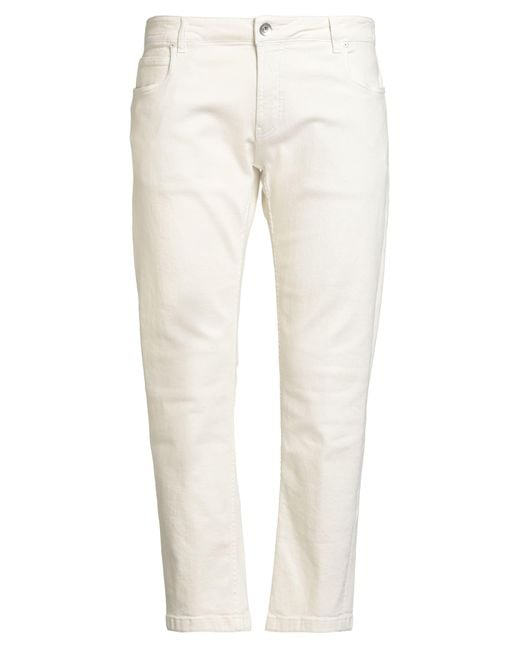 Eleventy White Jeans for men