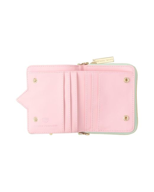 Chiara Ferragni Green Crossbody Wallet